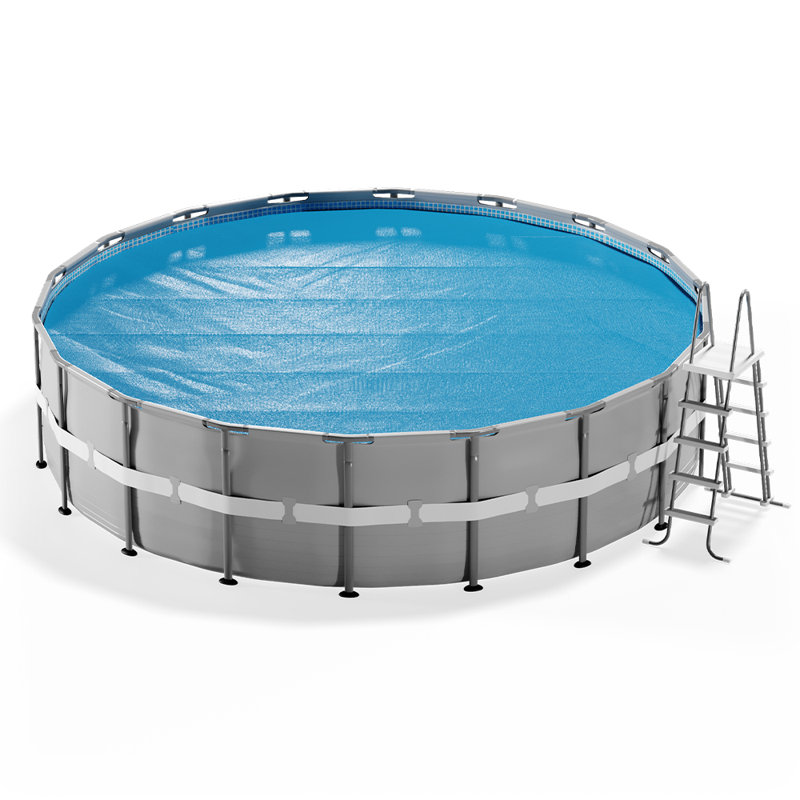 Garden 135cm Round Solar Foil, 4.57m, 400? in blue