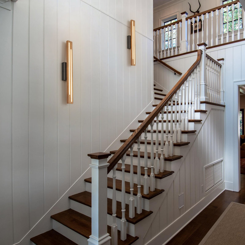 Dimmable LED Wood Linear Wall Sconce
