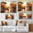 African Journey Landscape - African Art Canvas Print Wall Art, African Landscape Print-331509596-331509601-294902625