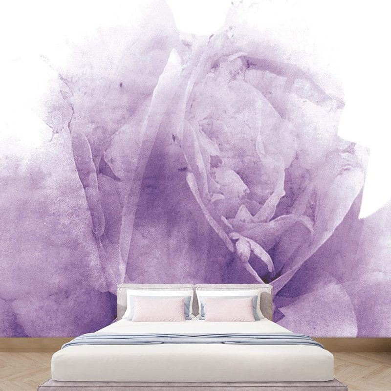 Floral Petal Closeup Peel & Stick Floral Border, 100" L x 144" W