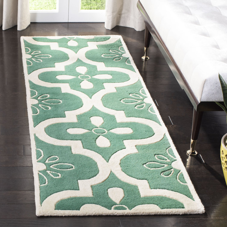 Carolene Hand Tufted Wool Geometric Rug