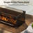 55" Expandable Propane 50,000 BTU Firepit Table With Cover & CSA Certification