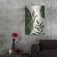 «Green Abstract Leaves No 2» par Andreas Magnusson, art mural en métal, 24 po x 36 po