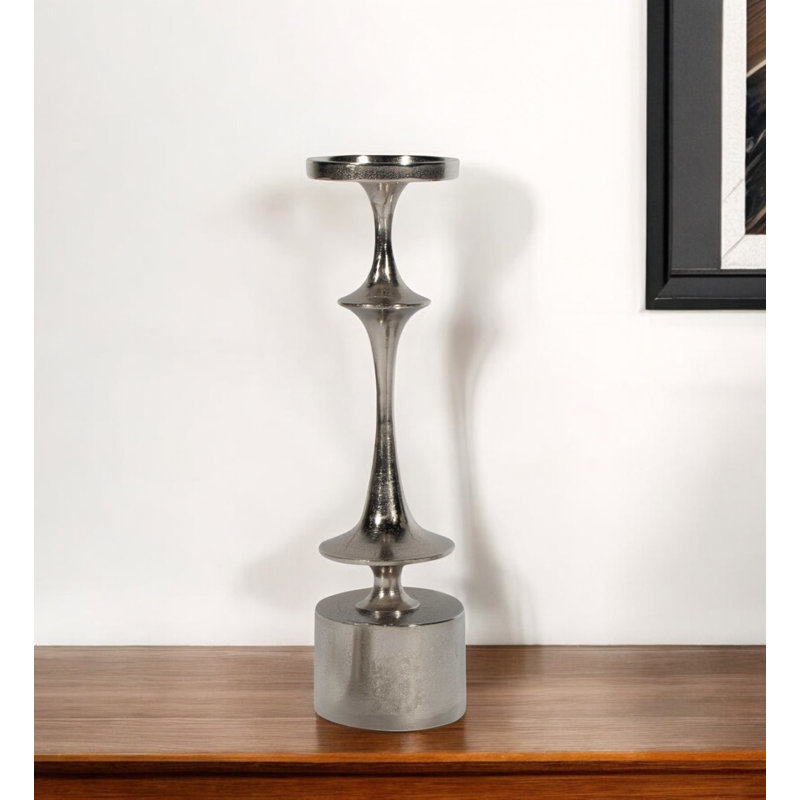 HomeRoots 18'' H Metal Tabletop Candlestick