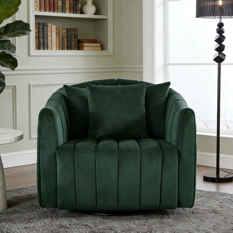 40" Foldable Single Sofa Bed with Armrest & Backrest, Green