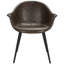 Chaise avec accoudoirs à garniture piquée-1726822994