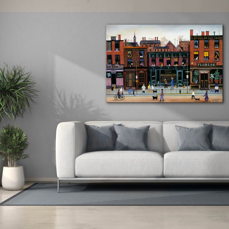  «52 Cats In The Neighbour» par JL Munro, art mural sur toile, 60 po x 40 po, H 40 po x l 60 po