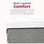 Ultra 13 po Matelas en mousse viscoélastique imprégnée de gel pour grand lit, housse de lit double moelleuse, structure de soutien en polyuréthane double couche de 9 pouces, 3 dissipations de chaleur, 1 mouvement en moins, gris et blanc, conception moderne, taille,