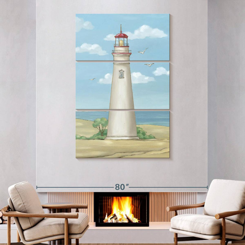 Aletra Americana Lighthouse Marblehead, 74" H x 48" W
