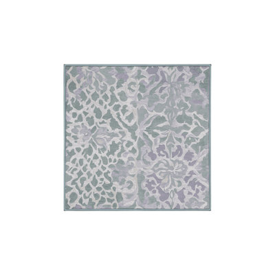 Tapis bleu lavable à la machine