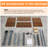 71" Electric Height Adjustable Standing Desk With 4 Lockable Casters, 2 Hooks, Big Mouse Pad-1539598982