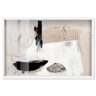 Lumina Neutralis III Shadowbox Print, art minimaliste par Art Remedy
