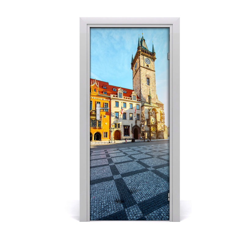 Prague Czech Republic Door Decal