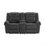 Causeuse inclinable grise