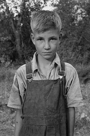 « ship garçon » par dorothea lange, reproduction de photo, H 30 po x l 20 po
