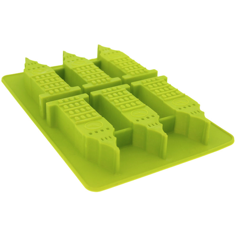 LandMarks Silicone Ice Cube Tray, Green