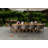 Romulus Rectangular Teak Extendable Outdoor Dining Table With Umbrella Hole , in. W 39'' in. D-28333151-28333153