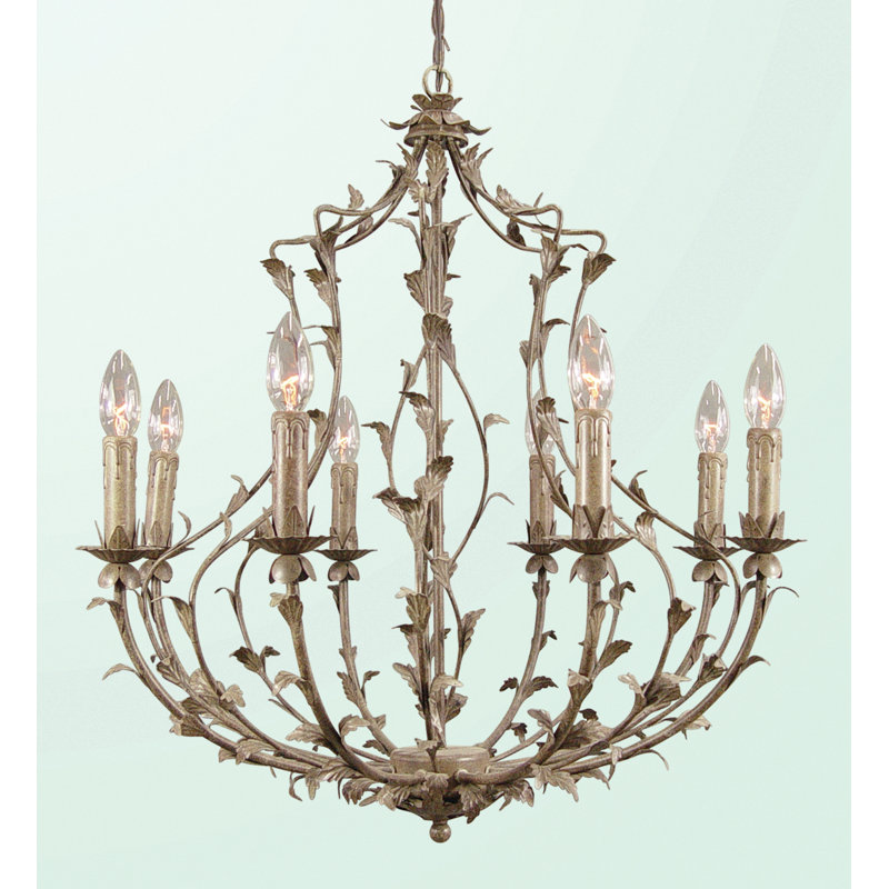 Série RT 8-lumière bougie-Style Chandelier