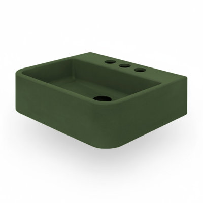 Newterra 22" Undermount/Wall/Vessel Bathroom Sink