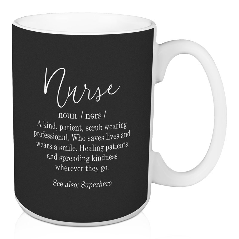 Grande tasse à café infirmière