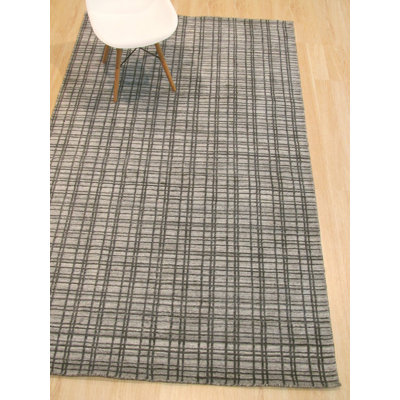 Southwell Bamboo Silk Ochre Handmade Wool Area Rug