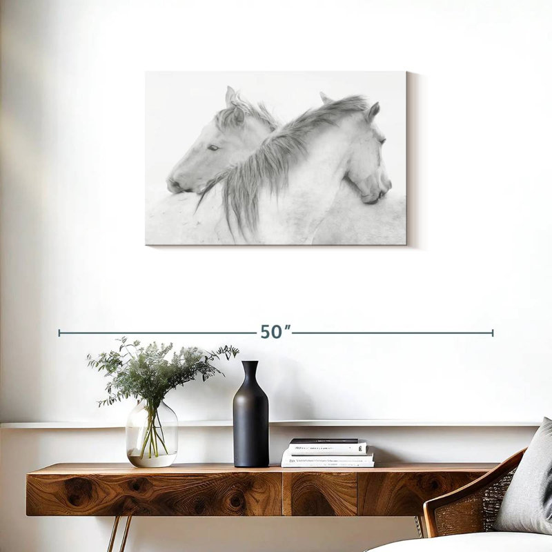 Brampt Stas Horses, 20" H x 30" W