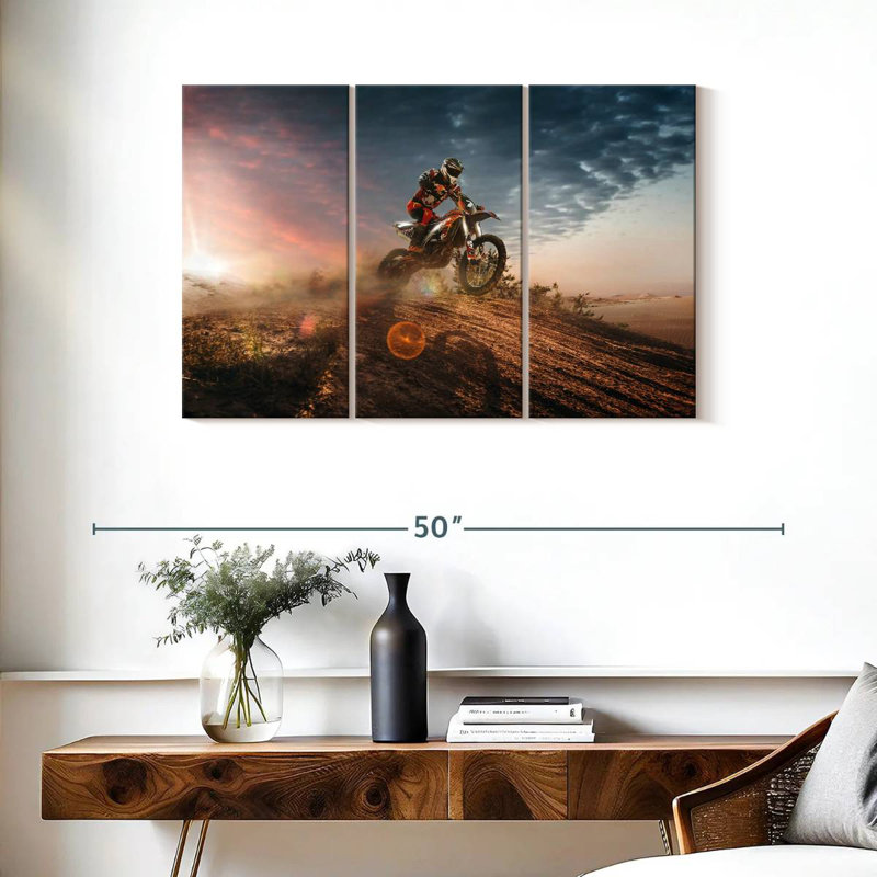Sireci Dirt Bike Ride, 24" H x 38" W