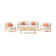 Paulet Acacia 4 - Person Patio Conversation Sets with Cushions