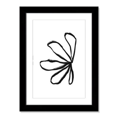 «Line Dessin Collection Petals» encadré sur papier par Leah Straatsma, reproduction