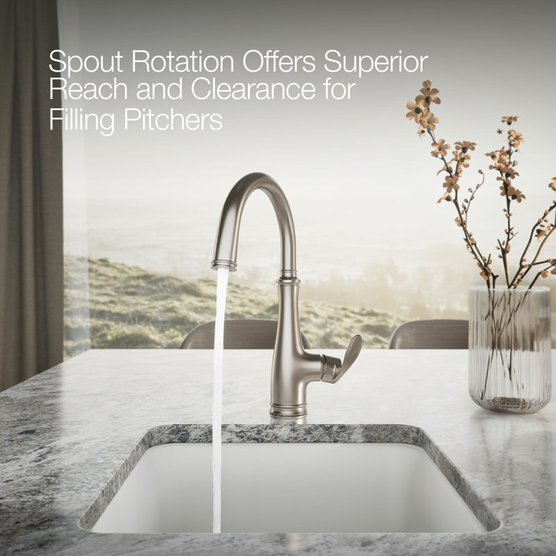 Bellera Touch Single Handle Kitchen Faucet, Vibrant Stainless