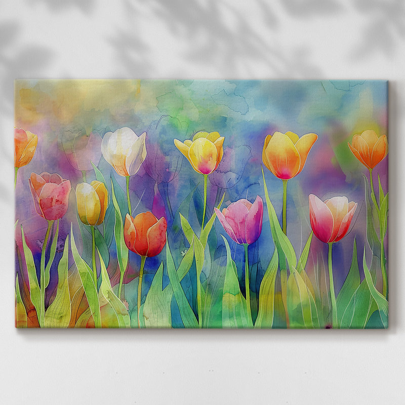 Série Floral-Lxxxi -Galerie enveloppée Cavas, 8 x 12