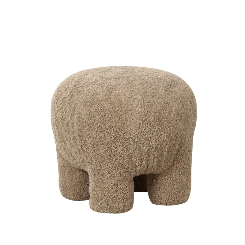 Venla - Modern Tan Fabric Ottoman