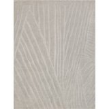 Tempo Wool Abstract Area Rug in Light Silver