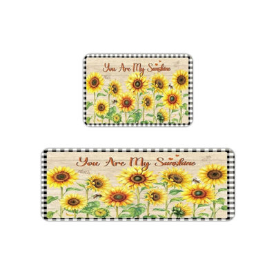 Tapis de cuisine You Are My Sunshine Sunflower
