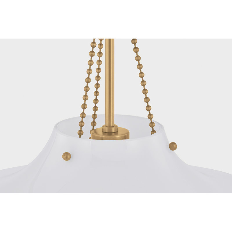 Era Pendant by Lauren Liess x Troy, 14" H x 5" W x 0.25"