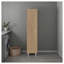 Armoire de rangement en chêne naturel avec tablette fixe