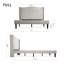 Lit plateforme tapissier Amabel, gris clair-1185528012