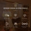 Store vertical semi-transparent Sharmaine, au design soigné