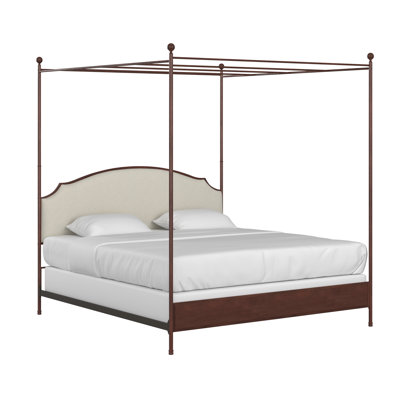 Marinez Upholstered Canopy Bed