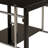 Cecilio One Shelf Two Tone Metal and Glass End Table