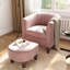 Fauteuil demi-tonneau avec repose-pieds 31,7 po Torence-961691184-961691188