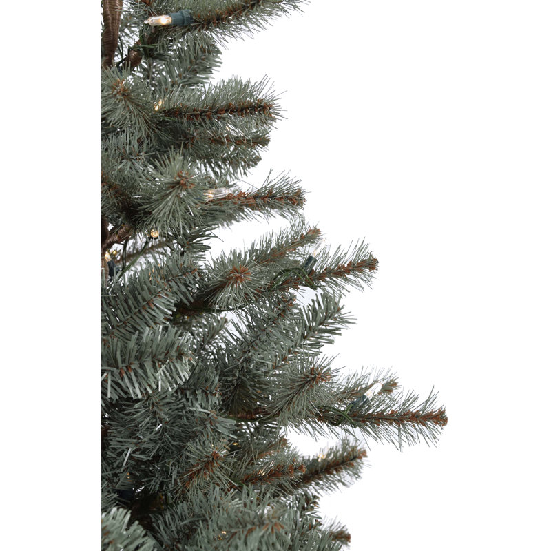 Heritage Pine 4-Foot Artificial Christmas Tree with LED Lights, Set of 2