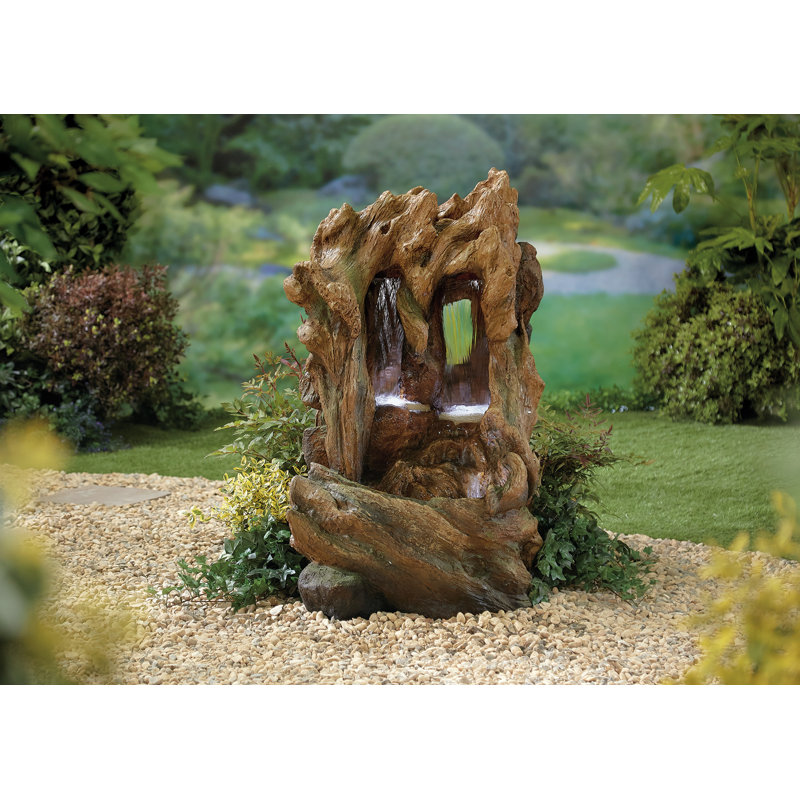 Outdoor Floor Fountain with Lights