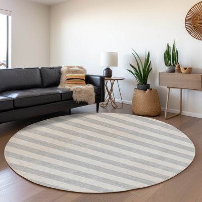 Premium Machine Washable Cerrito AMF530 Pewter Rug