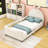 Wood Twin Upholstered Daybed with Headboard-284722739