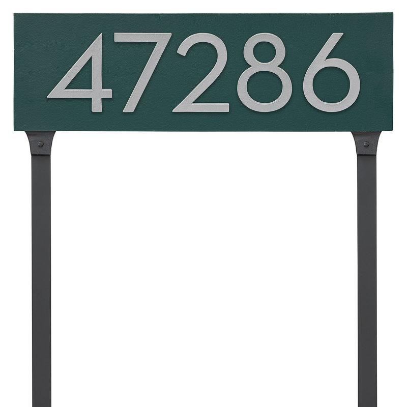 Rectangle pour pelouse, Vert forêt / argent, Oui