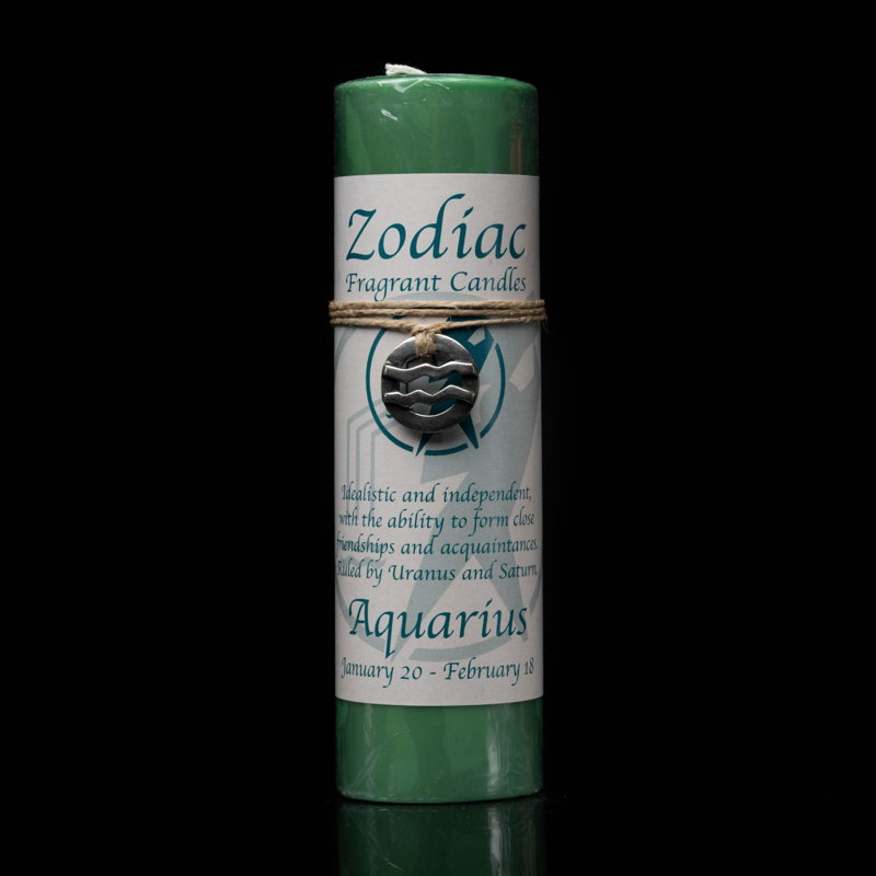 Bougie suspendue Aquarius Zodiac