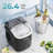 Countertop Ice Maker Machine With Handle,  Per Day, 9 Ice Cubes Ready In 6 Mins, Auto-Cleaning Portable Ice Maker With Basket And Scoop, For Home/Kitchen/Camping/RV