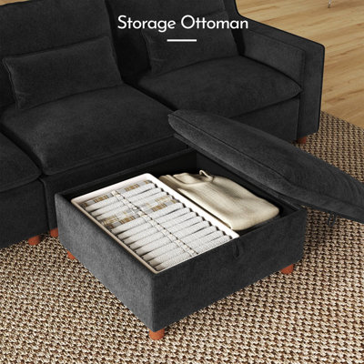 Repose-pieds de canapé modulaire modulaire