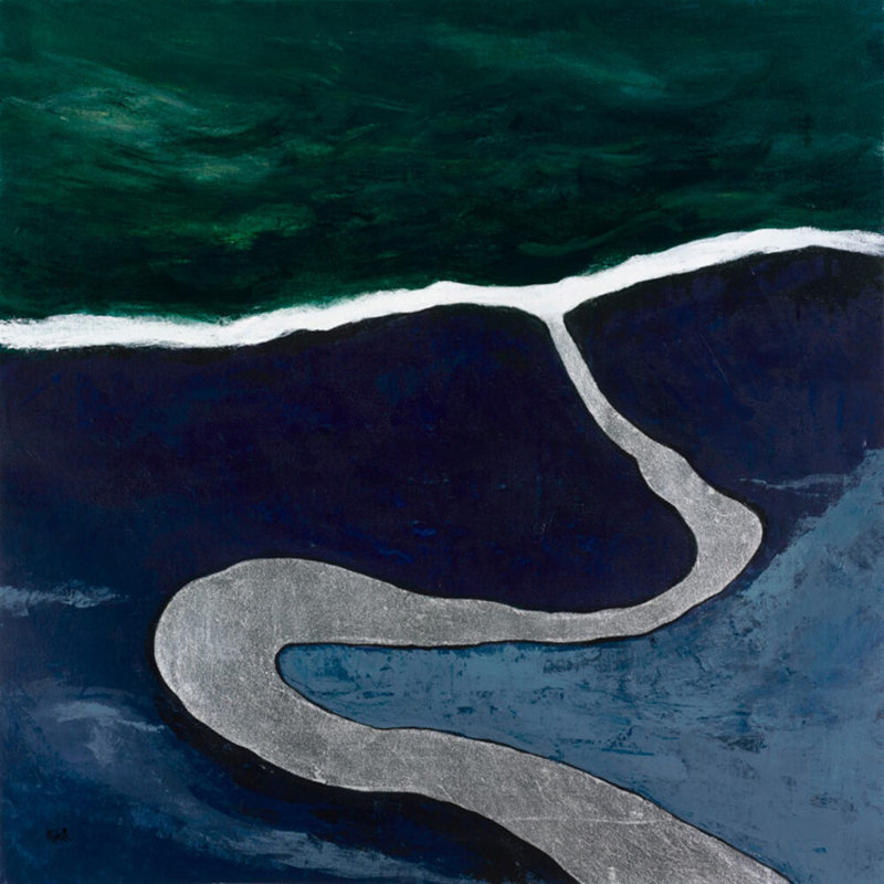 «Coastal Sheen 2» sur toile par Kyle Goderwis